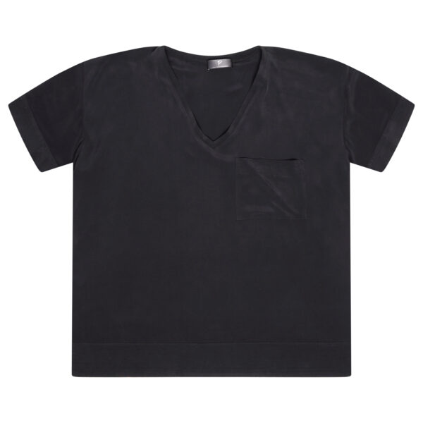 Oversized V Neck T shirt Dress - Image 3
