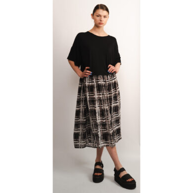 Silk Check dress