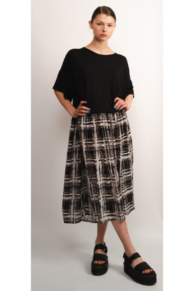 Silk Check dress