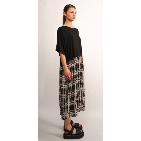 Silk Check dress - Image 2