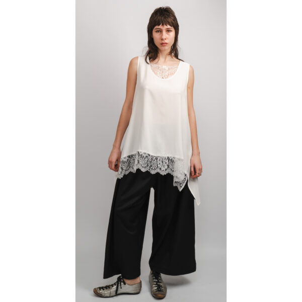 Silk and Lace Layering Vest - Image 2
