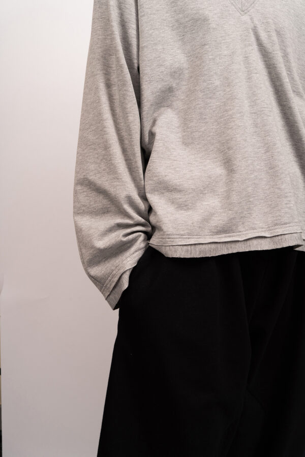 Jersey V-Neck Jumper - Image 6