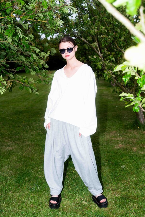Jersey V-Neck Jumper - Image 4