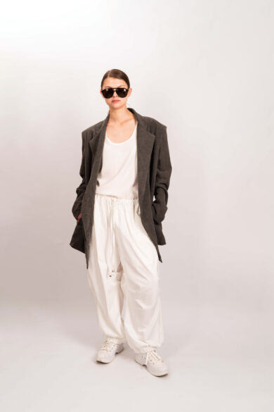 Linen Double Breasted Jacket