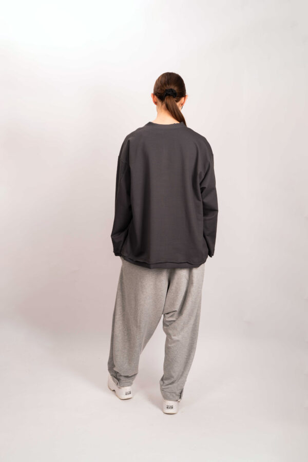 Jersey V-Neck Jumper - Image 3