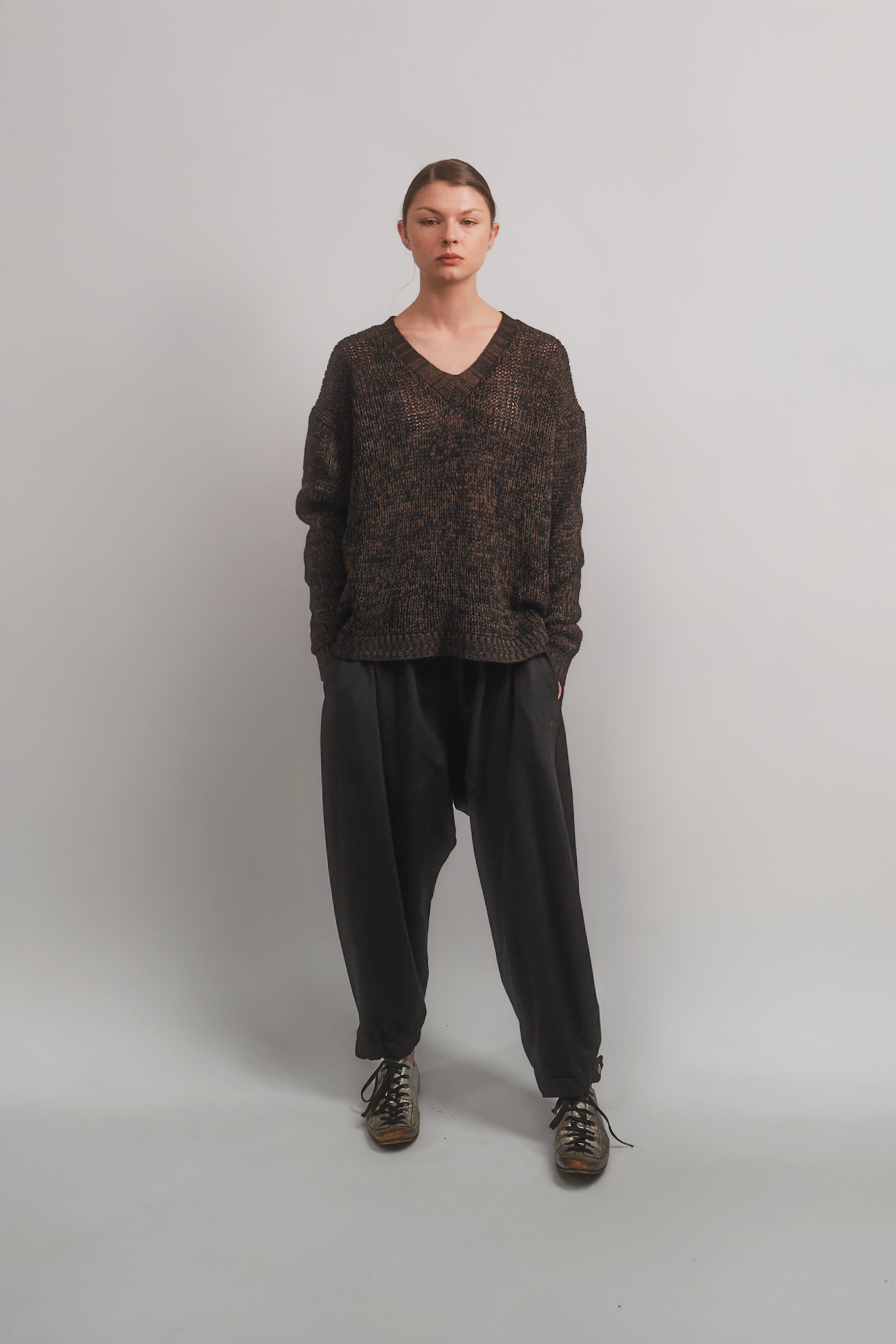 V Neck Merino Jumper