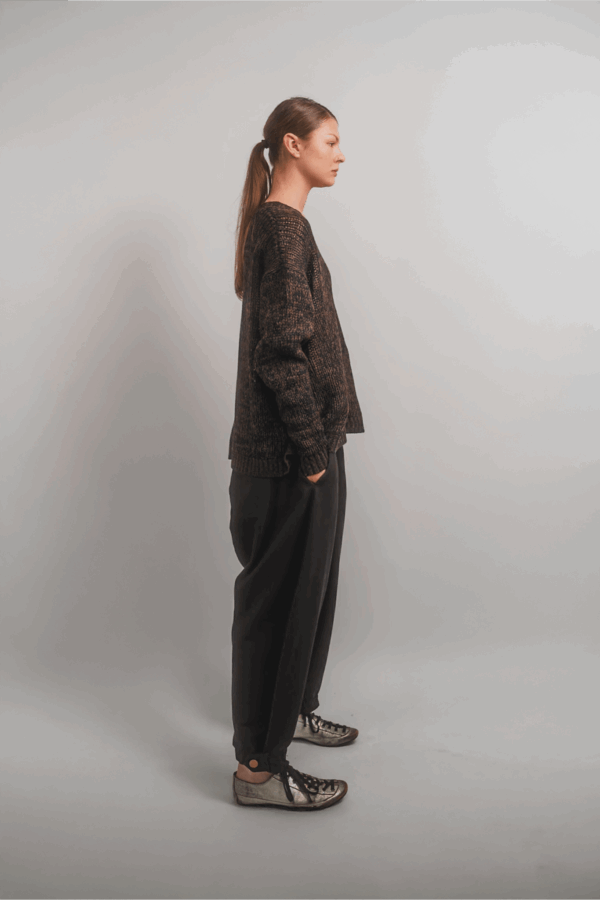 V Neck Merino Jumper - Image 3