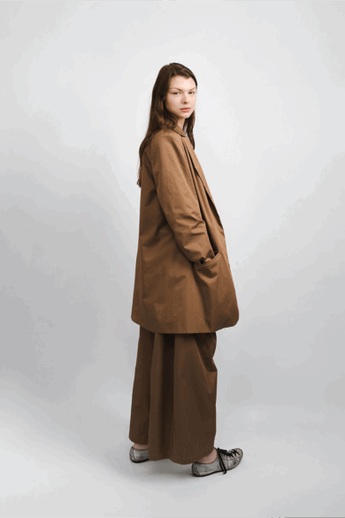Gaberdine Boyfriend Jacket