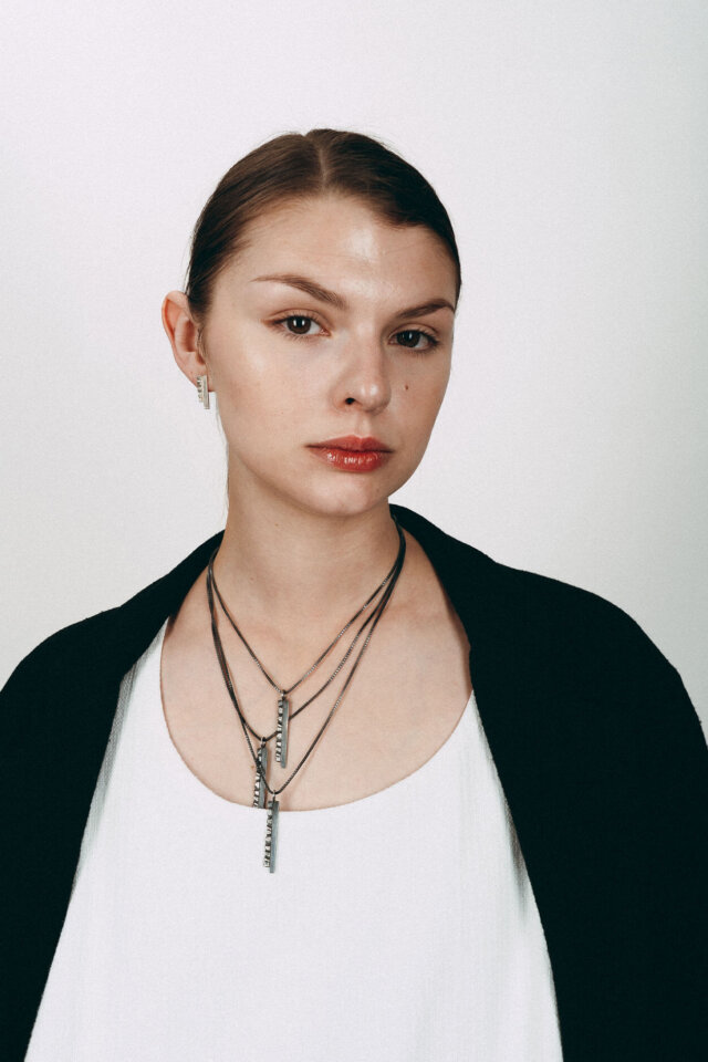 Three Pendant Necklace