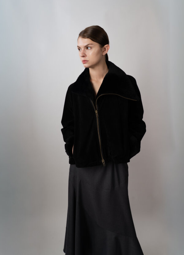 Asymmetric Cropped Jacket