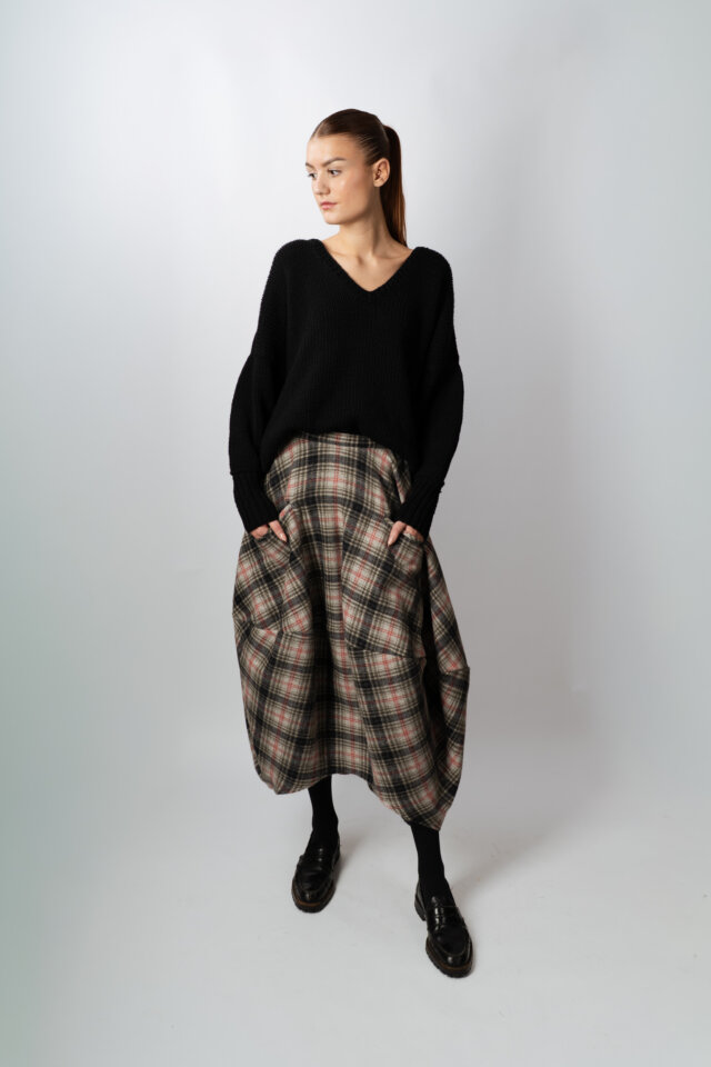 Tartan Egg Skirt